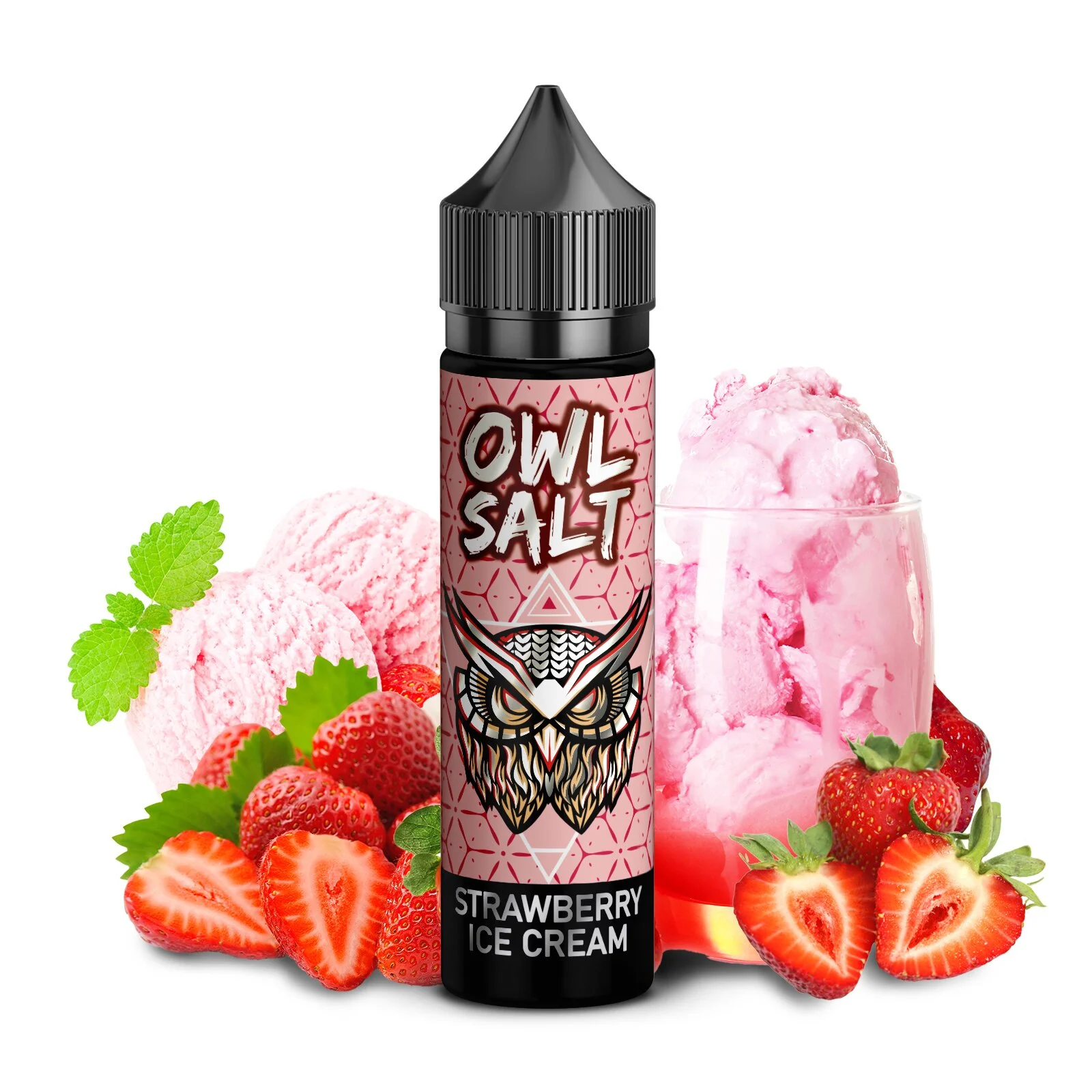 Owl Salt Strawberry Ice Cream