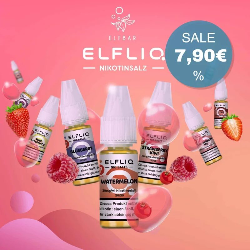 Elfbar ELFLIQ Banner - ElfBar Liquids im Angebot für 7,90€