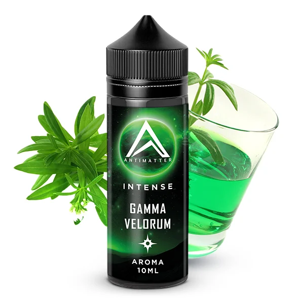 Antimatter INTENSE Gamma Velorum als Longfill Aroma zum selber mischen mit dem Geschmack von Waldmeisterbrause,