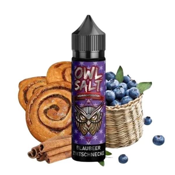 Owl Salt Aroma Blaubeer Zimtschnecke