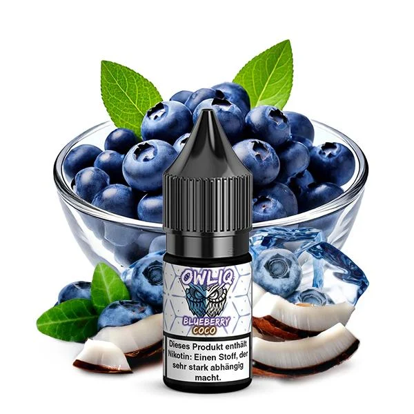 OWLIQ Blueberry Coco - Nikotinsalz Liquid