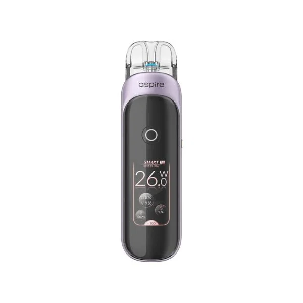 Aspire PIXO Pod Kit in Lila mit 1,47 Zoll Touch Screen und 26W Anzeige