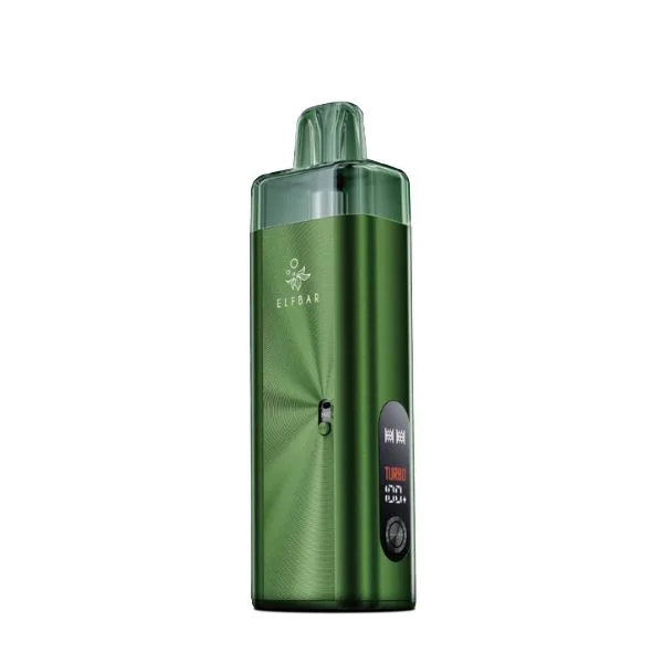 ElfBar ELFX Mega Pod Kit in Green mit Farbdisplay und 2800 mAh Akku