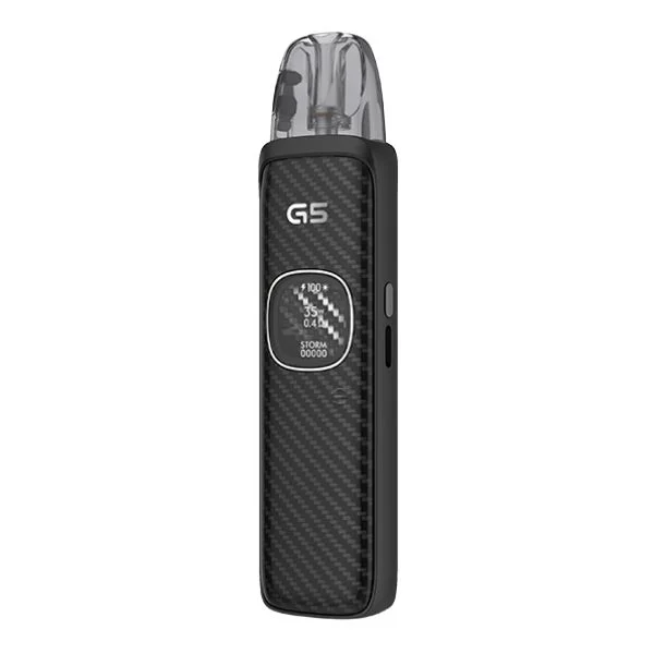 Uwell Caliburn G5 Pod Kit Black Carbon mit Carbon-Optik und Farbdisplay