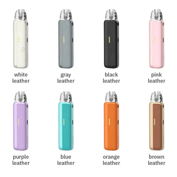 Uwell Caliburn G5 SE Lite Pod Kit in acht Farben – White Leather, Gray Leather, Black Leather, Pink Leather, Purple Leather, Blue Leather, Orange Leather und Brown Leather