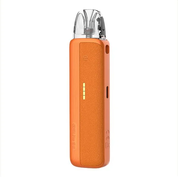 Uwell Caliburn G5 SE Lite Pod Kit Orange Leather mit orangefarbener Kunstleder-Oberfläche